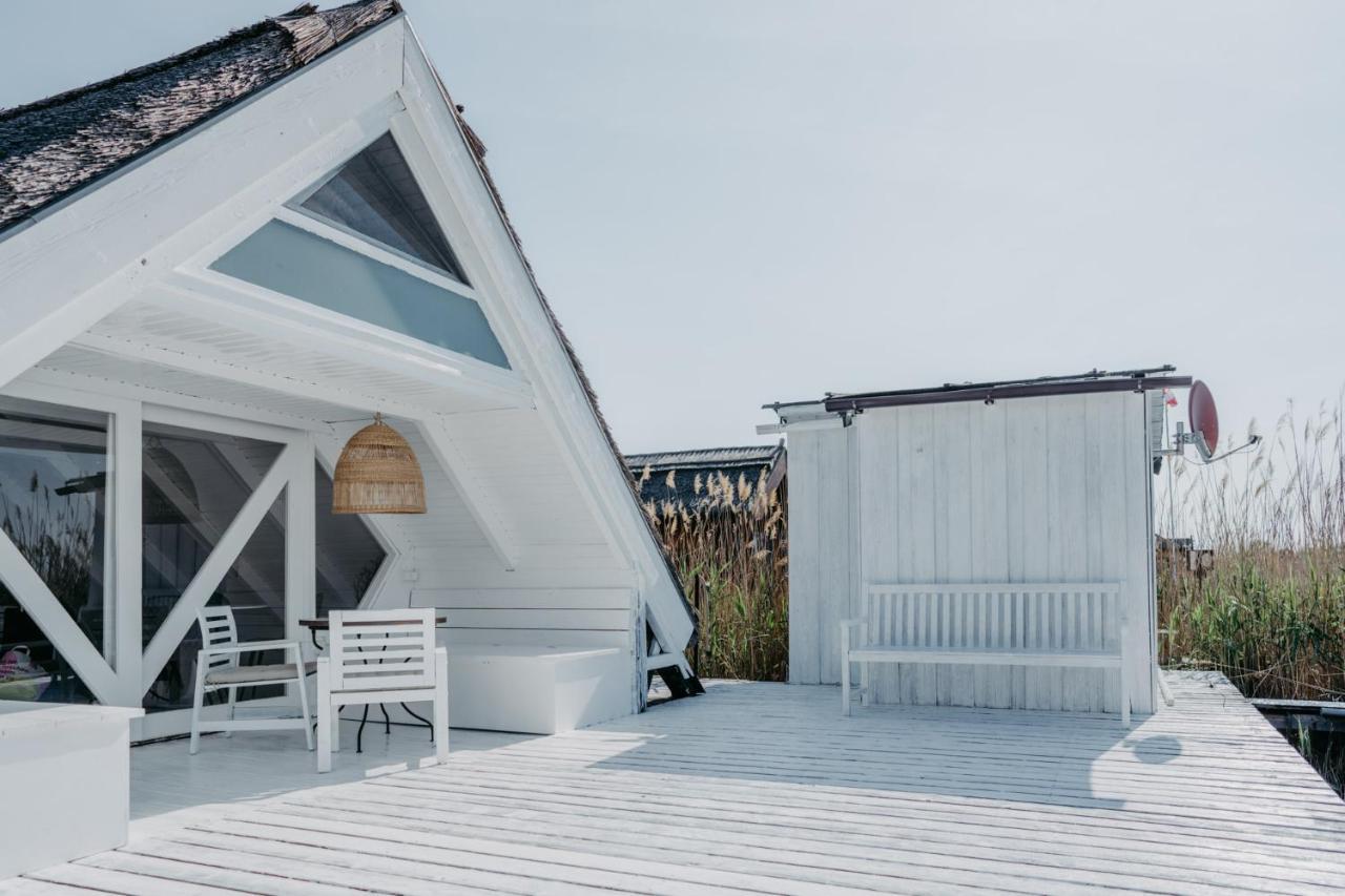Seehuette Neusiedlersee - Strandhaus, Elektroboot Inklusive Rust Exteriör bild