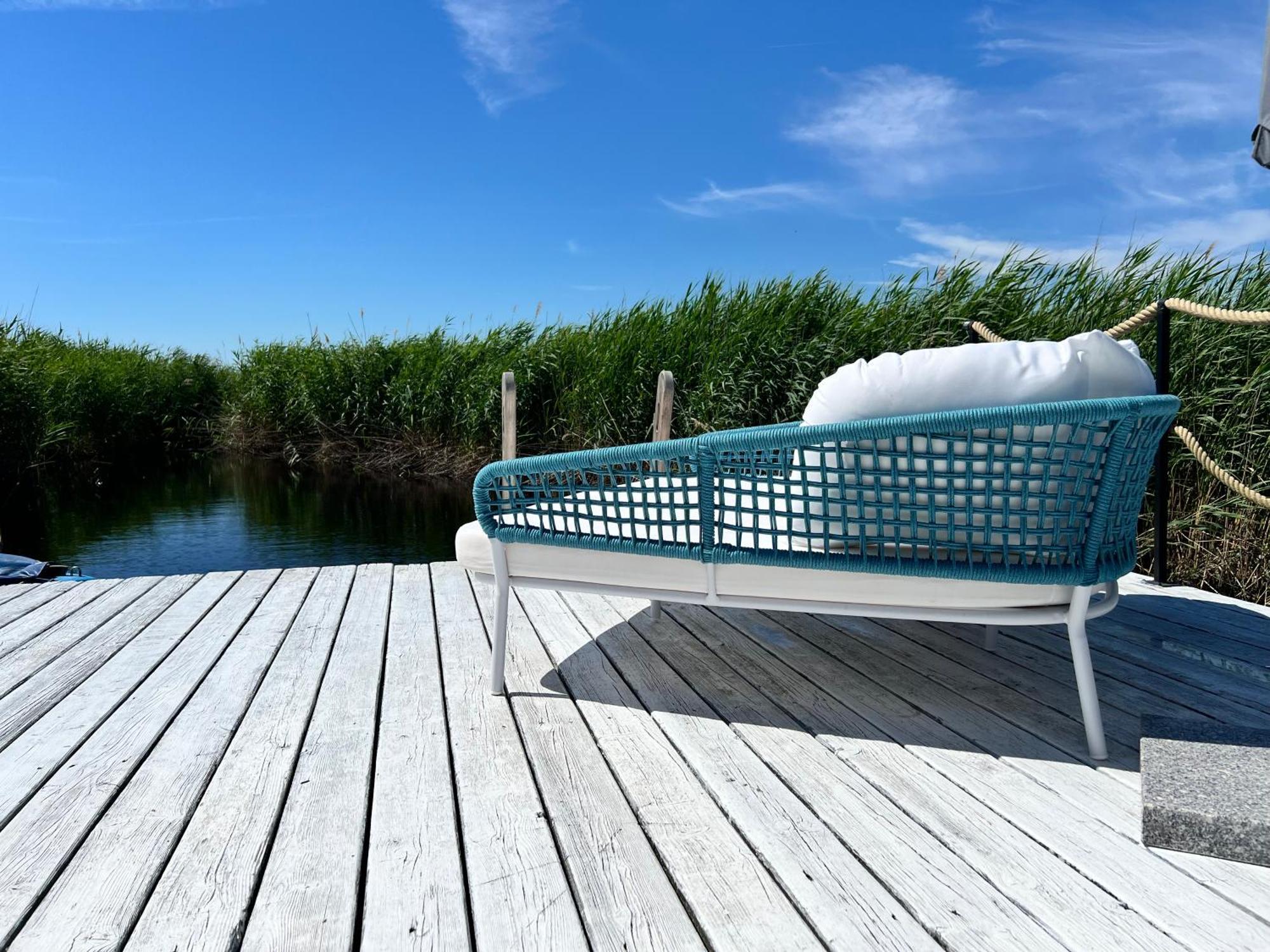 Seehuette Neusiedlersee - Strandhaus, Elektroboot Inklusive Rust Exteriör bild